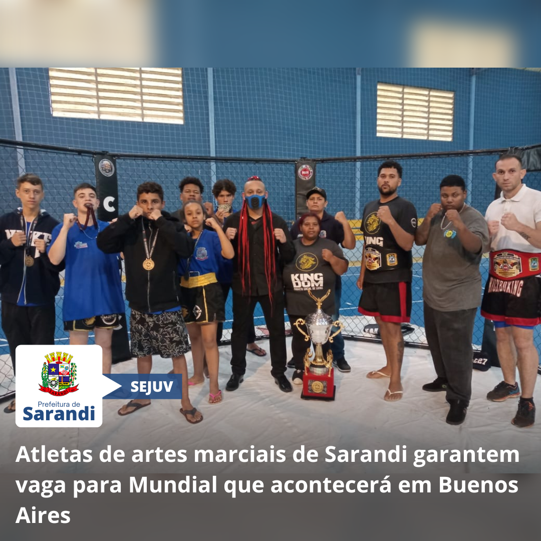 Atletas de artes marciais de Sarandi garantem vaga para Mundial que acontecerá em Buenos Aires